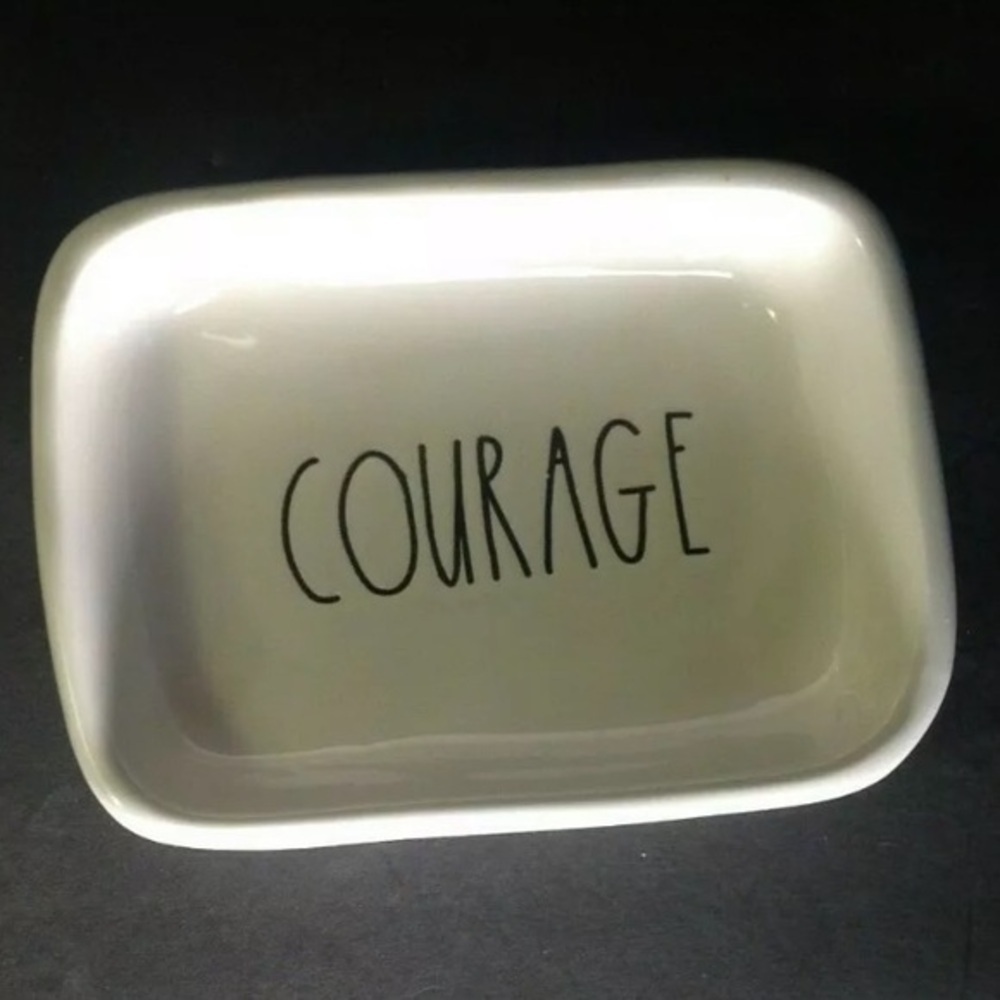 Rae Dunn Artisan Collection Magenta Courage Tray​